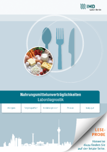 Broschüre: Nahrungsmittelunverträglichkeiten