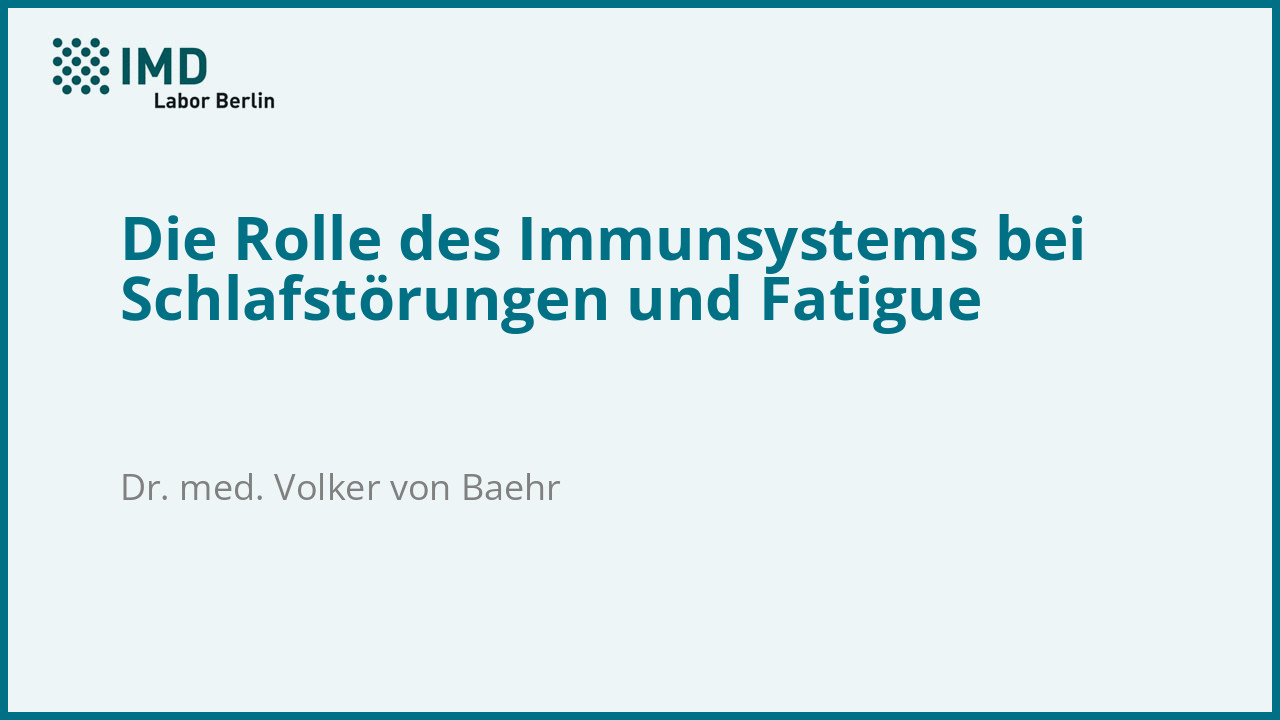 Die Rolle des Immunsystems bei Schlafstörungen und Fatigue