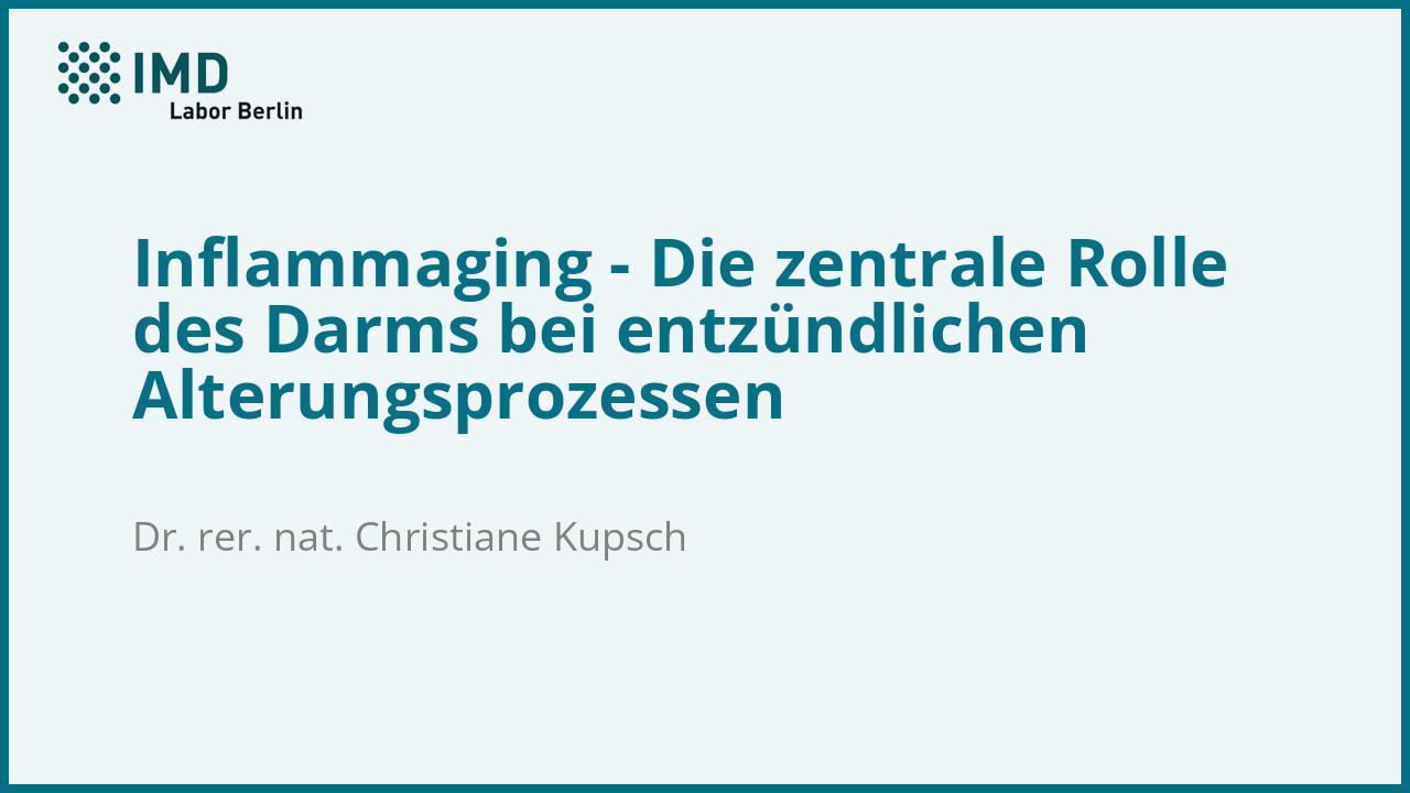 Inflammaging - Die zentrale Rolle des Darms bei entzündlichen Alterungsprozessen
