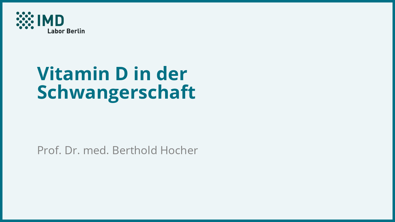 Vitamin D in der Schwangerschaft